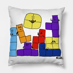 Crazy tetris Pillow