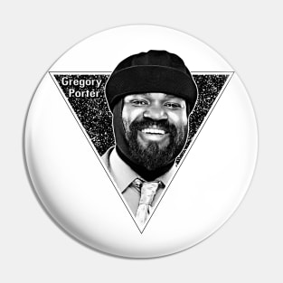 Gregory Porter - Retro design Pin