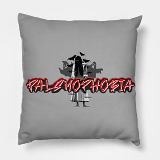 Palsmophobia Scary Ghost Design Pillow