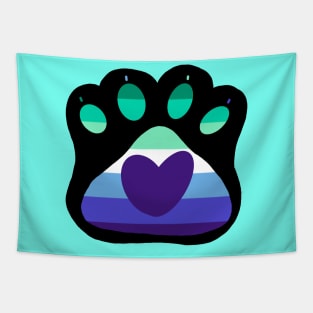 MLM Paw Print Tapestry