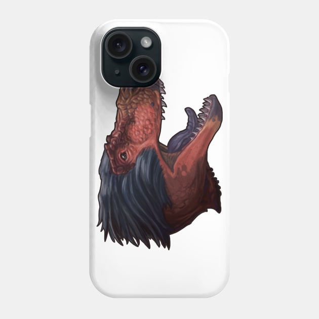 Tyrannosaurus rex (fluffy) Phone Case by CoffeeBlack