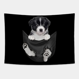 Border Collie dog love Tapestry