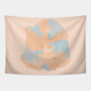 Mount Shasta (text) Tapestry