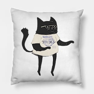 ramen lover cat Pillow