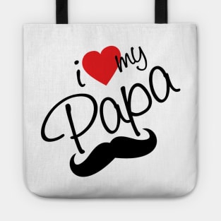 i love my papa Tote