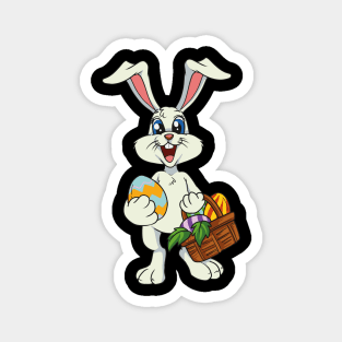 Funny Easter Shirt I Bunny Rabbit Egg Magnet