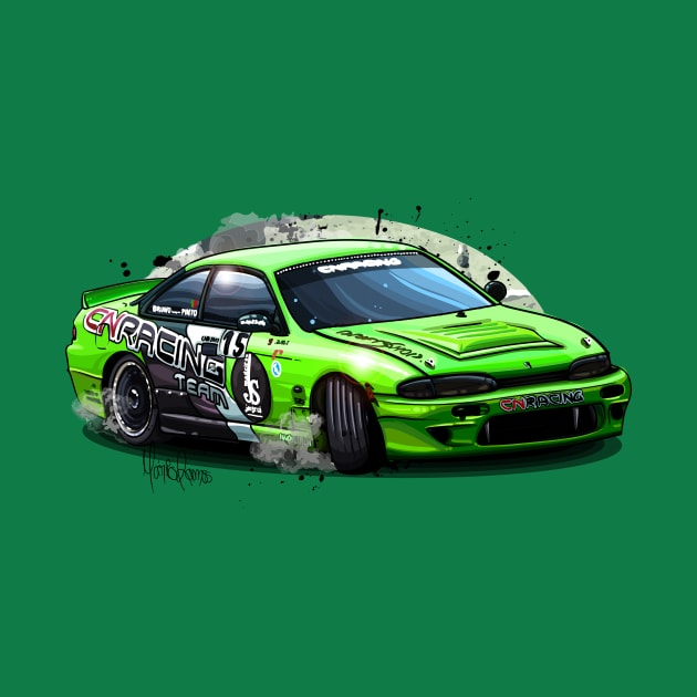 Nissan Silvia Drift by Mario Ramos Rally Art