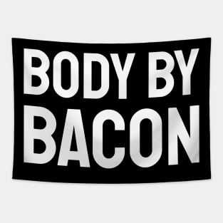 body by bacon white Tapestry