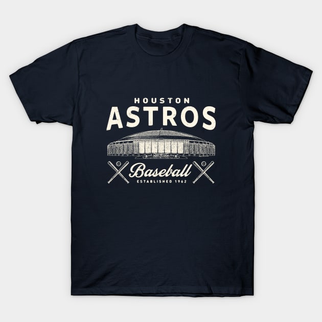 Vintage Houston Astros by © Buck Tee Originals - Houston Astros