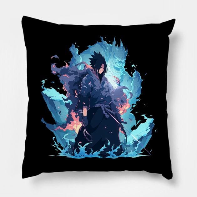 sasuke Pillow by piratesnow