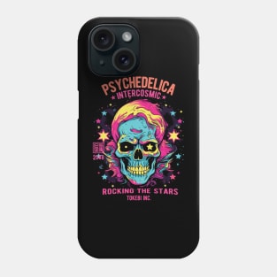 Rockstar Skull 80s Phone Case