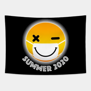 Corona Smile Tanned Mask Summer 2020 Tapestry