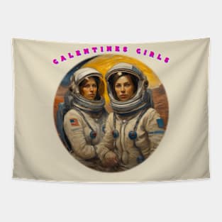 American galentines girls Tapestry