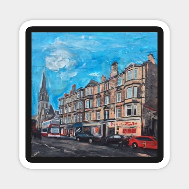 Southside, Edinburgh Magnet by golan22may