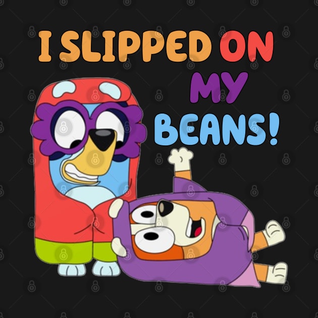 i slipped on my beans by Quikerart