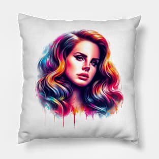 Lana Del Rey 1980's Pillow