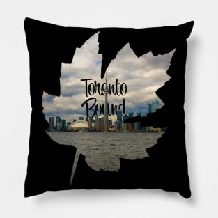 Toronto Bound Maple Leaf Pillow