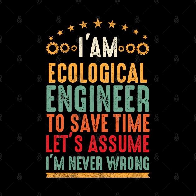 Ecological engineer funny gift idea by PhiloArt
