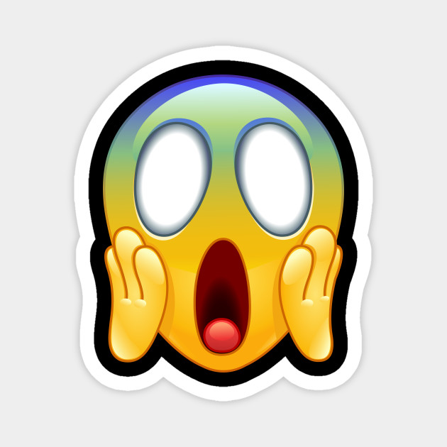 Face screaming in fear emoji Emoji - Download for free – Iconduck