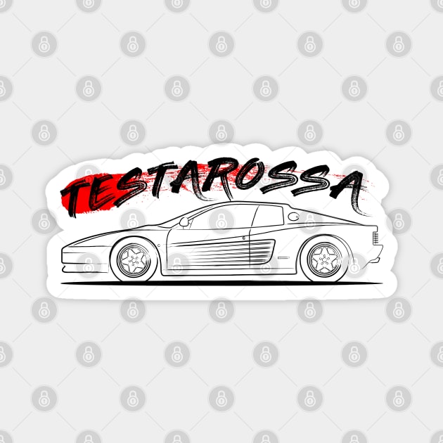 Testa Retro Magnet by turboosted