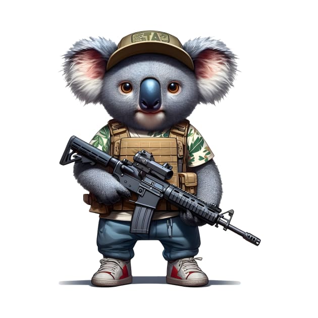 Tactical Koala by Rawlifegraphic