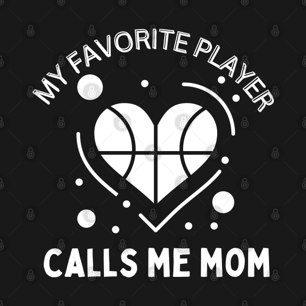 My favorite player calls me Mom, Cute Mother's Day Gift by twitaadesign