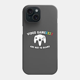 Games shirt, Joystick shirt, dont blame Phone Case