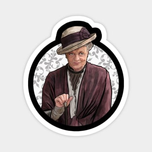 Maggie Smith Dowager Countess Downton Abbey Arts Decoratifs Geometric Shapes Astronomy In Your Home Magnet