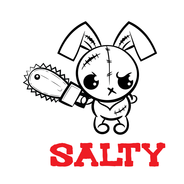 Salty Grumpy Voodoo Bunny by ProjectX23Red