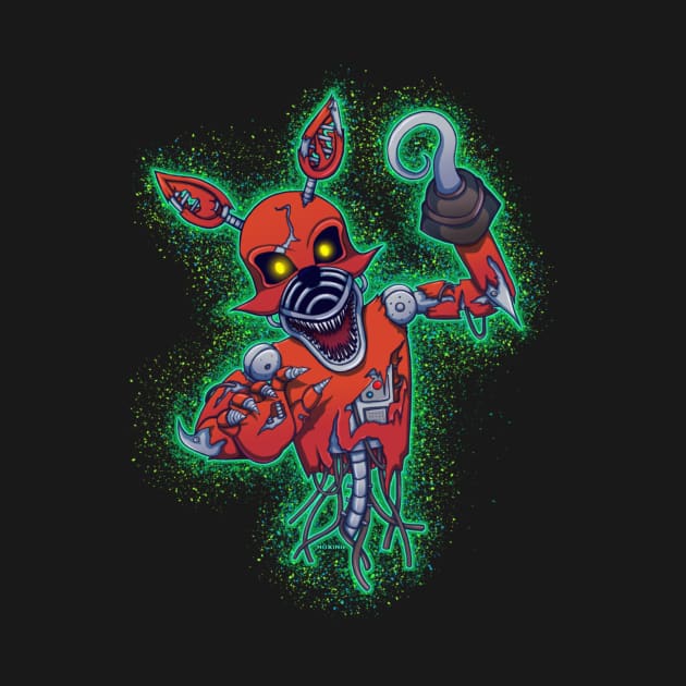 FNAF 4 Nightmare Foxy by VALMEZA602