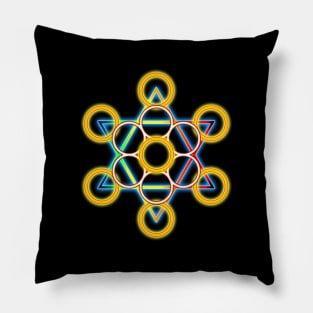 Spiritual Geometry / Star and Circles Pillow