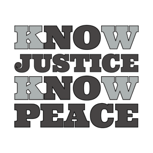No justice no peace T-Shirt