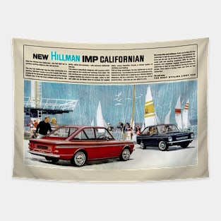 HILLMAN IMP CALIFORNIAN - advert Tapestry