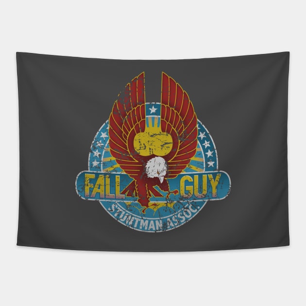 The Fall Guy Logo (distressed version) Tapestry by GraphicGibbon