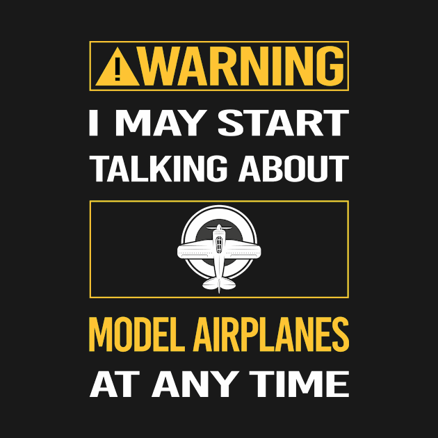 Funny Yellow Warning Model Airplane Plane Planes Aircraft by relativeshrimp