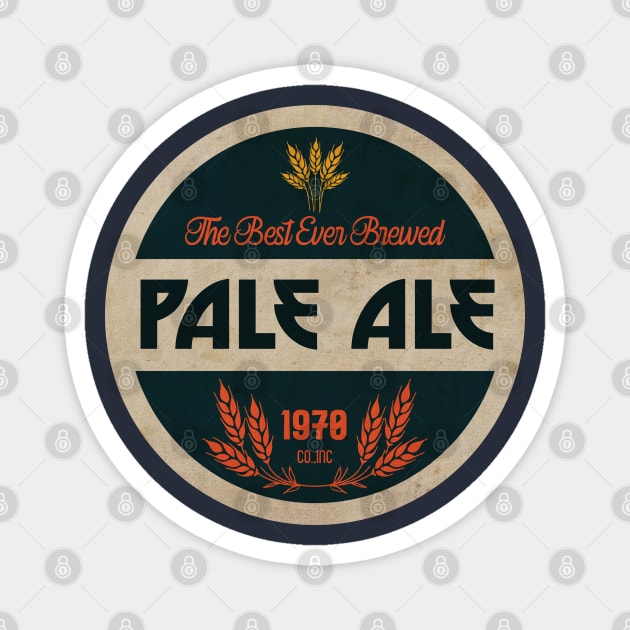 Pale Ale Vintage Beer Magnet by CTShirts