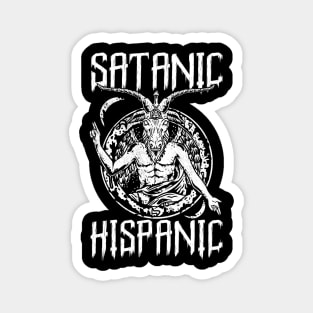 Satanic Hispanic - Baphomet Goat Head Gift Magnet