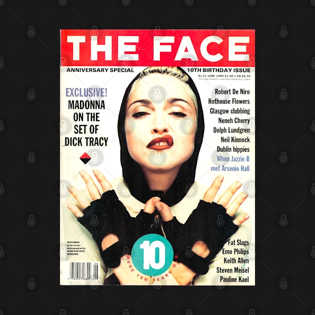 THE FACE 10th Anniversary Madonna cover 1990 by Pop Fan Shop