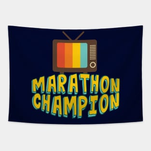 TV Marathon Champion Tapestry