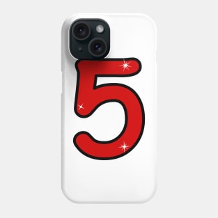 fifth, five, number five, 5 years, 5 year old, number 5,  Numeral 5,  5rd birthday gift, 5rd birthday design, anniversary, birthday, anniversary, date, Phone Case