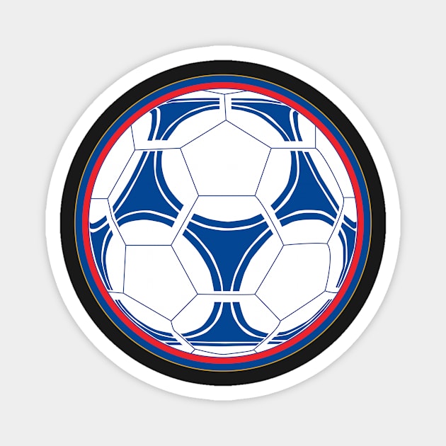 Chelsea Soccer Ball Magnet by TRNCreative
