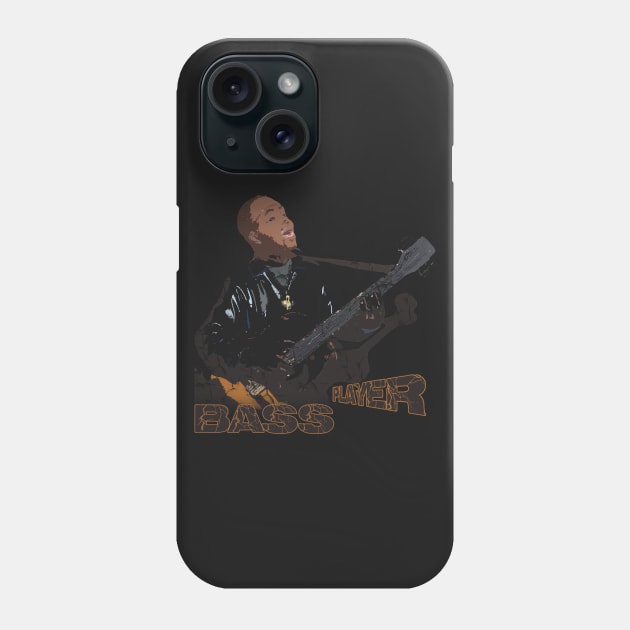 guitar player, bass player Phone Case by hottehue