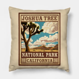 Joshua Tree National Park Outdoor Vintage Pillow