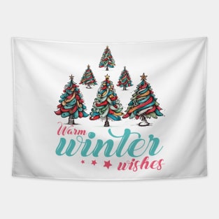 Christmas Trees Quote Tapestry
