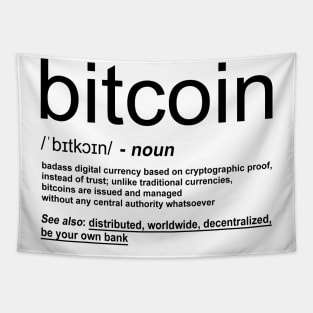 Bitcoin Definition Tapestry