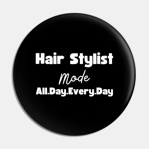 Hairstylist Pin by HobbyAndArt