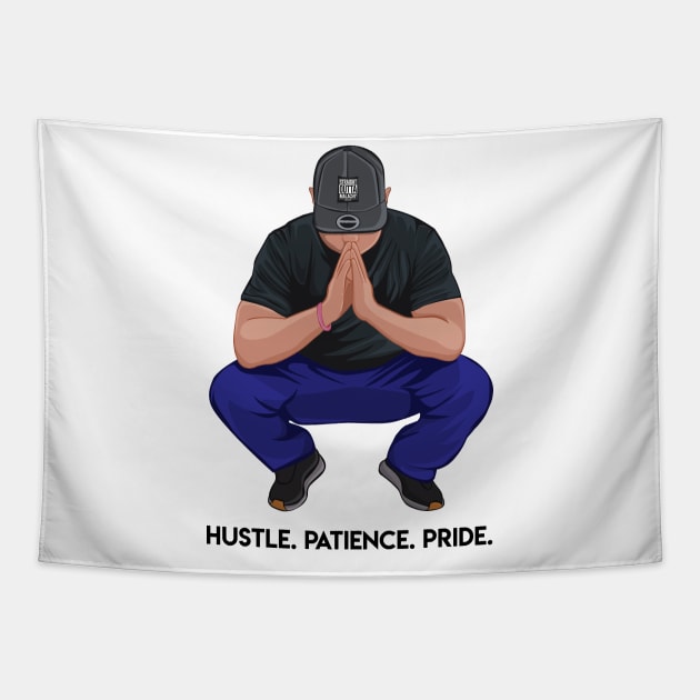 Hustle. Patience. Pride. Tapestry by TecThreads