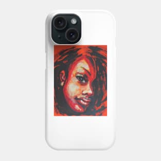 Afro - Portrait Of A Woman Phone Case