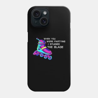 I studied the Roller Blade Phone Case