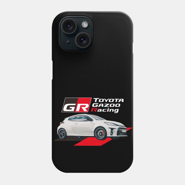 GR Yaris toyota gazoo racing Phone Case by cowtown_cowboy